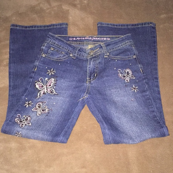 SALE ππ Girls ARIZONA JEAN EmbroideredSlimJean - Picture 2 of 4